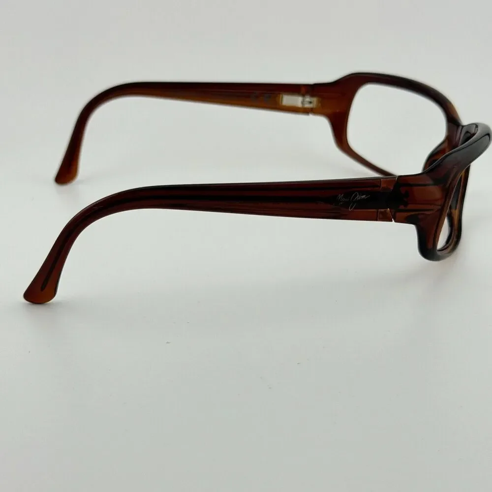MAUI JIM LAGOON MJ-189-26 Italy Brown Wrap Sunglasses Frame 62-20-120 H12603‎